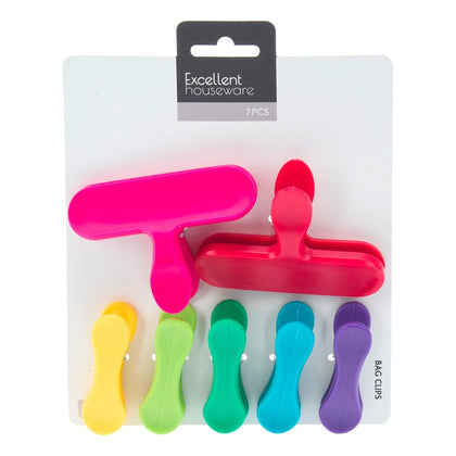7 pinces sacs fraîcheur