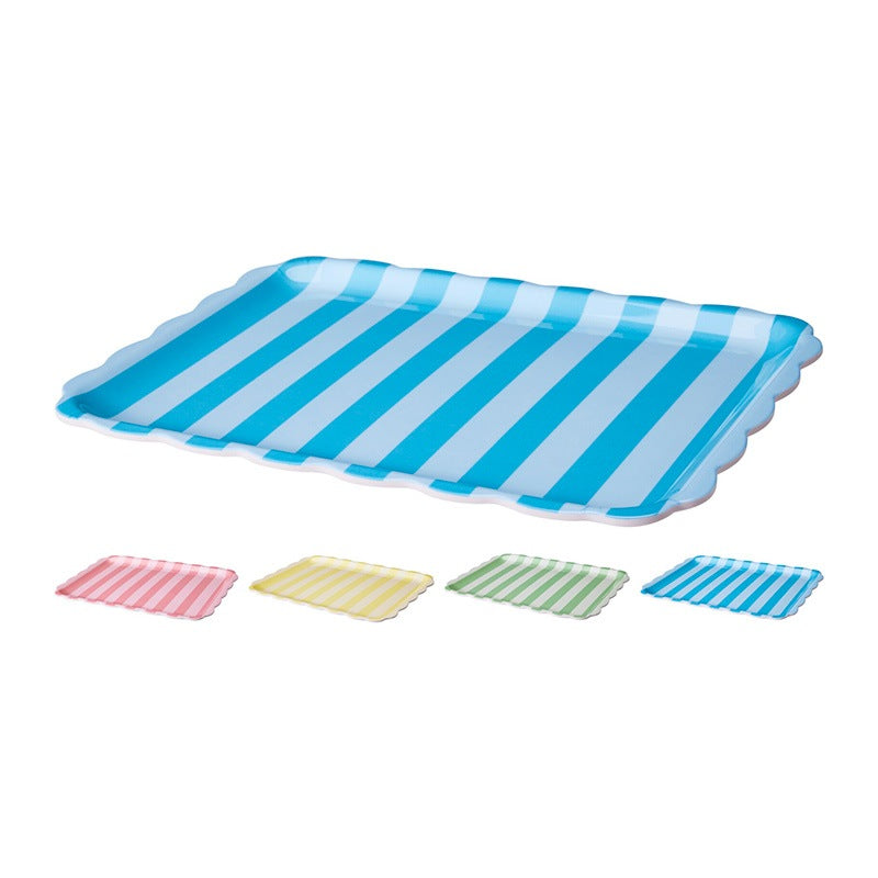 Plateau mélamine festonné 36,5 x 28,5cm