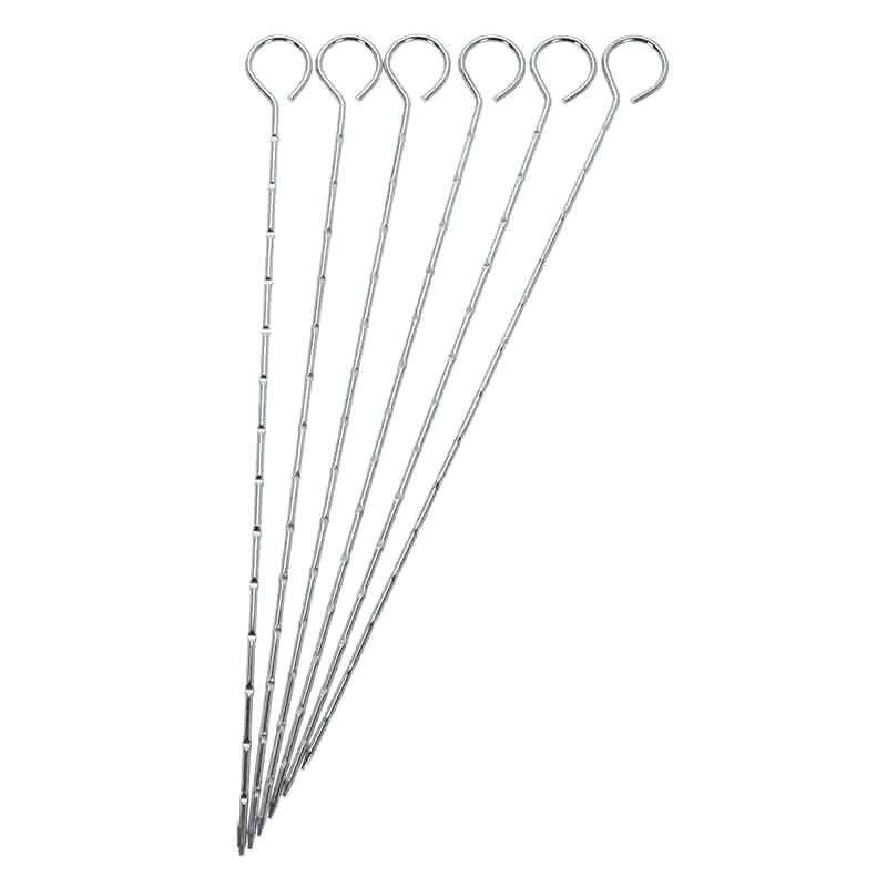 SET 6 PICS 27cm pour barbecue