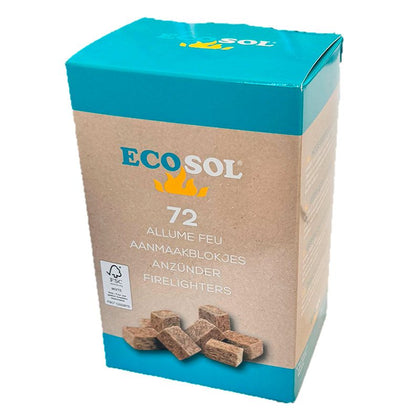 Allume feu pack de 72 cubes