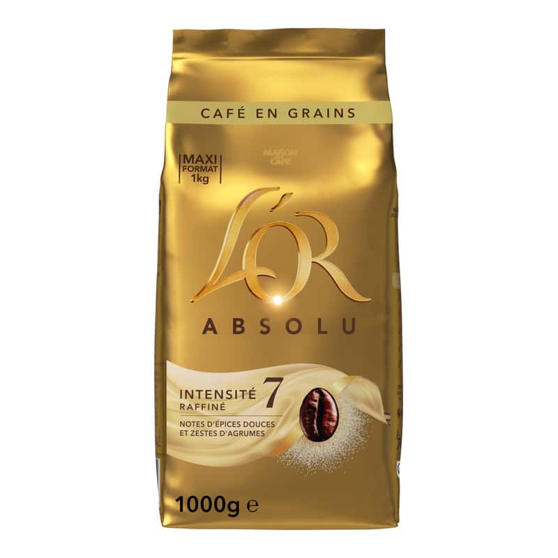 Café grains L'OR L'OR ABSOLU INTENSITE 7