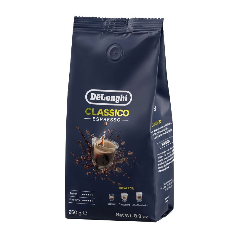 Café grains DELONGHI Classico 250g pour broyeurs et robots café