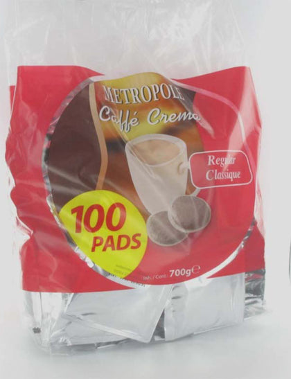 Dosettes de café METROPOLE Classique x100 pour SENSEO