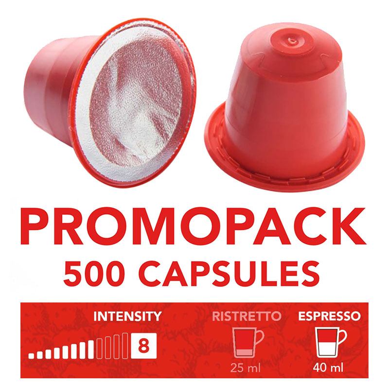 BOX FORTISSIMO 500 capsules Expresso pou rmachine Nespresso