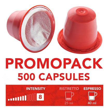 BOX FORTISSIMO 500 capsules Expresso pou rmachine Nespresso